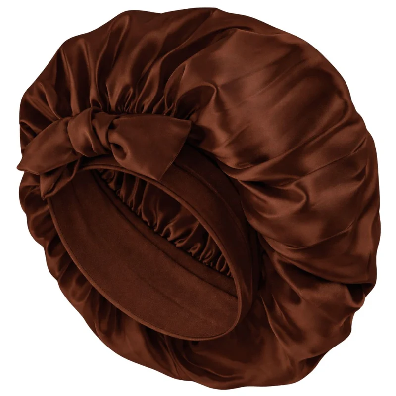 Satin-Schlafhaube SOHO Makena in Braun