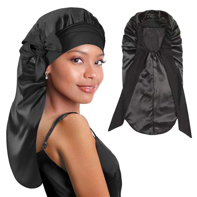 SOHO Kayin Satin-Haube – Schwarz