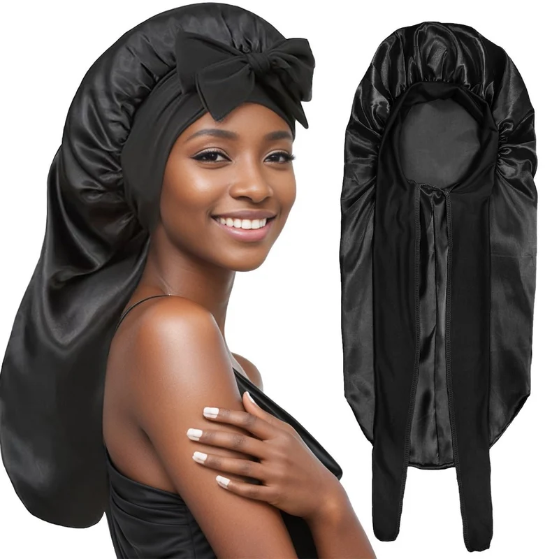 SOHO Kayin Satin-Haube – Schwarz