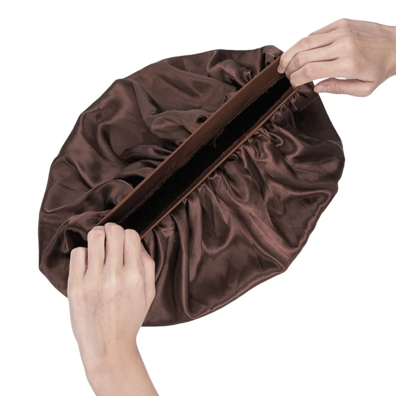 SOHO Juma Satin-Haube – Braun