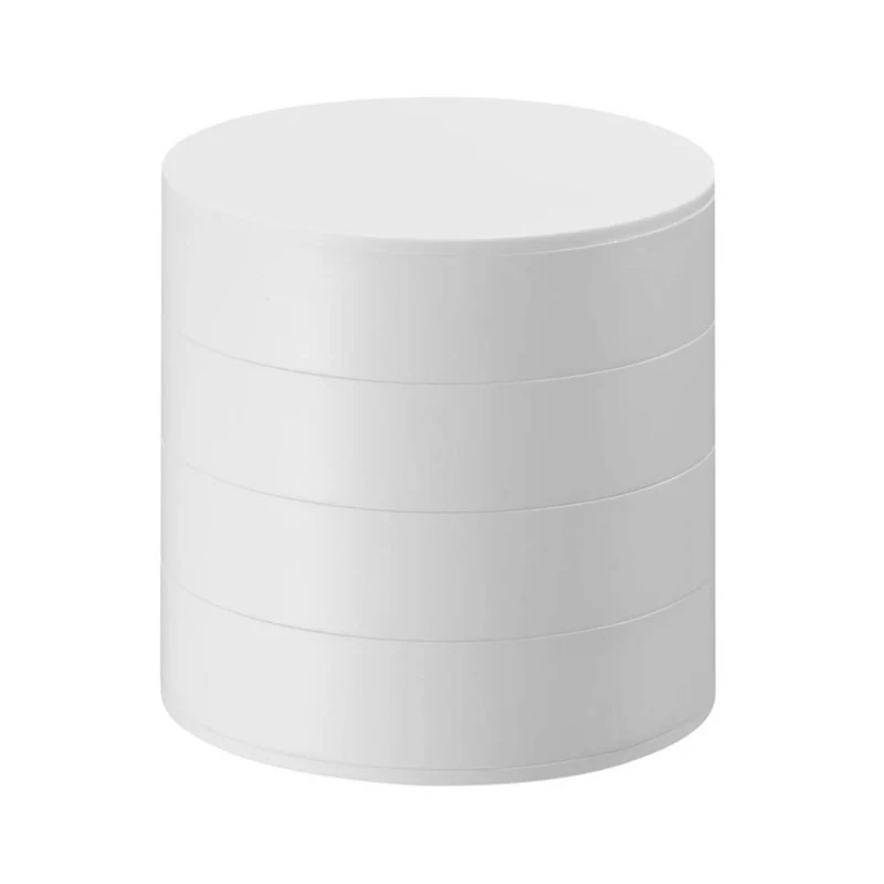 TOWER Schmuckbox mit 4 Fächern - Weiss