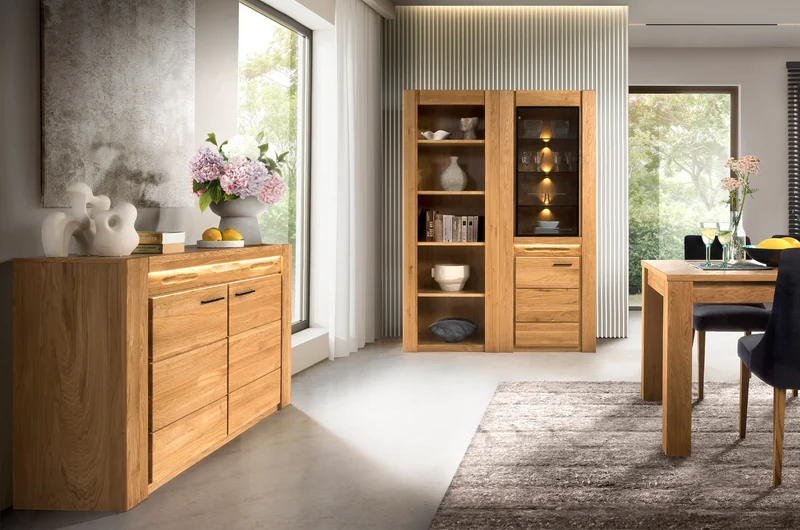 Vitrine aus Eichenholz VELVET 11 | LoftStory