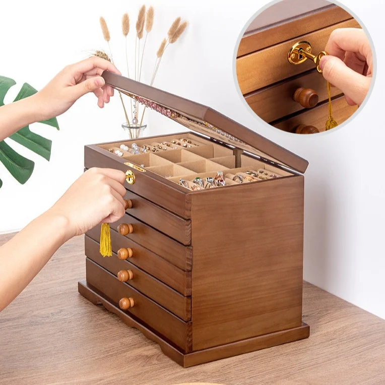Schmuckschatulle Holz Groß