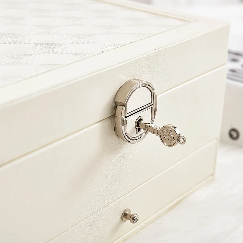 Abschließbarer Schmuck Organizer mit Schublade
