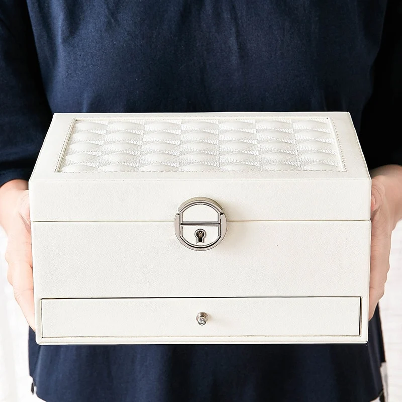 Abschließbarer Schmuck Organizer mit Schublade