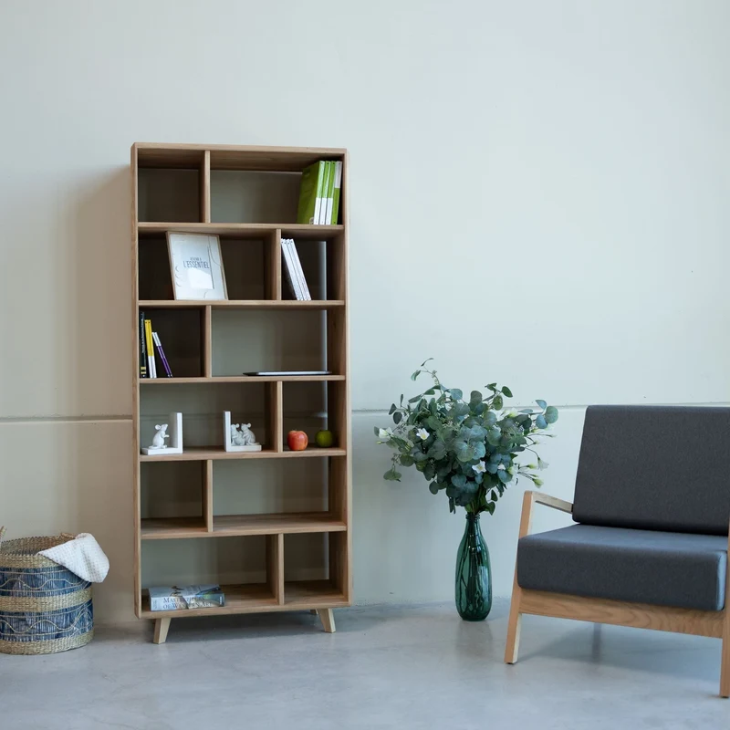 Massivholz-Bücherregal SWEDEN 1 | NordicStory