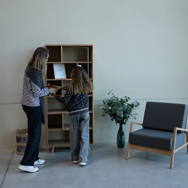 Massivholz-Bücherregal SWEDEN 1 | NordicStory