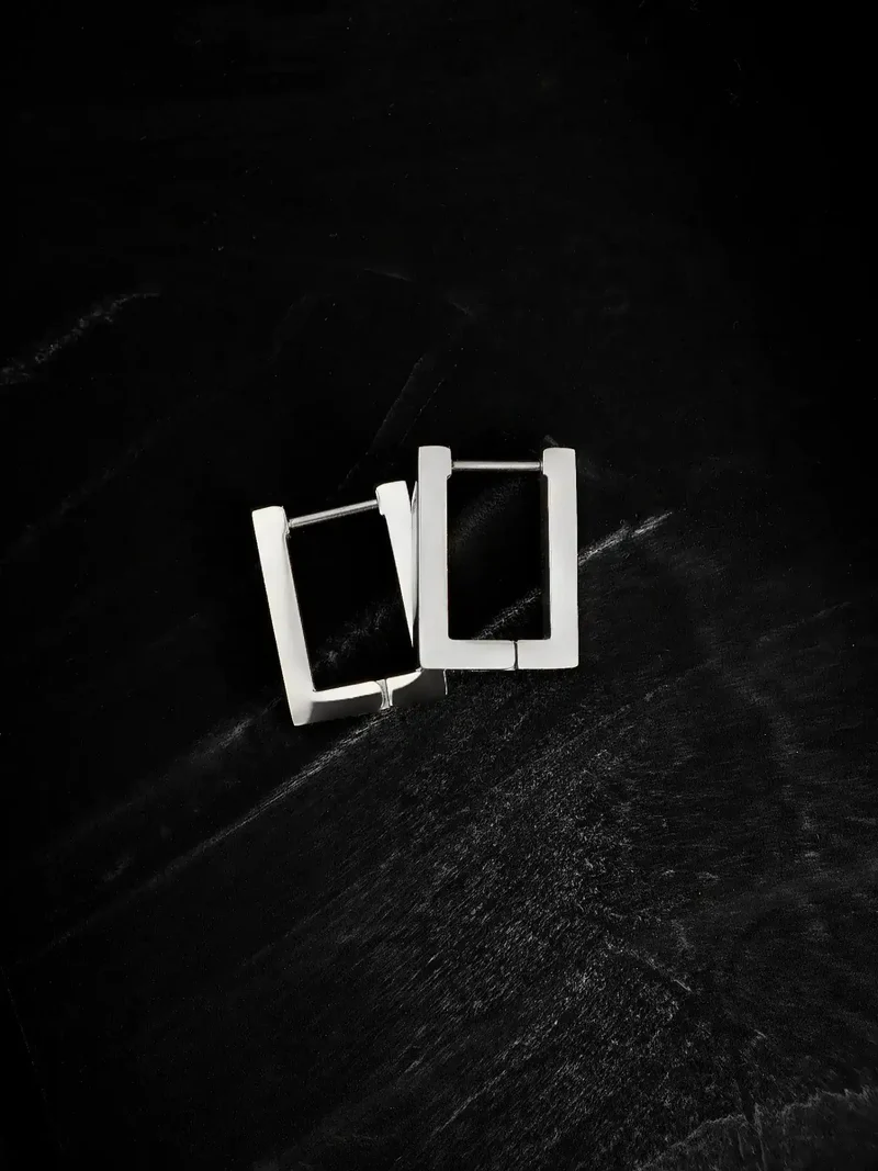 Linear Square Ohrringe