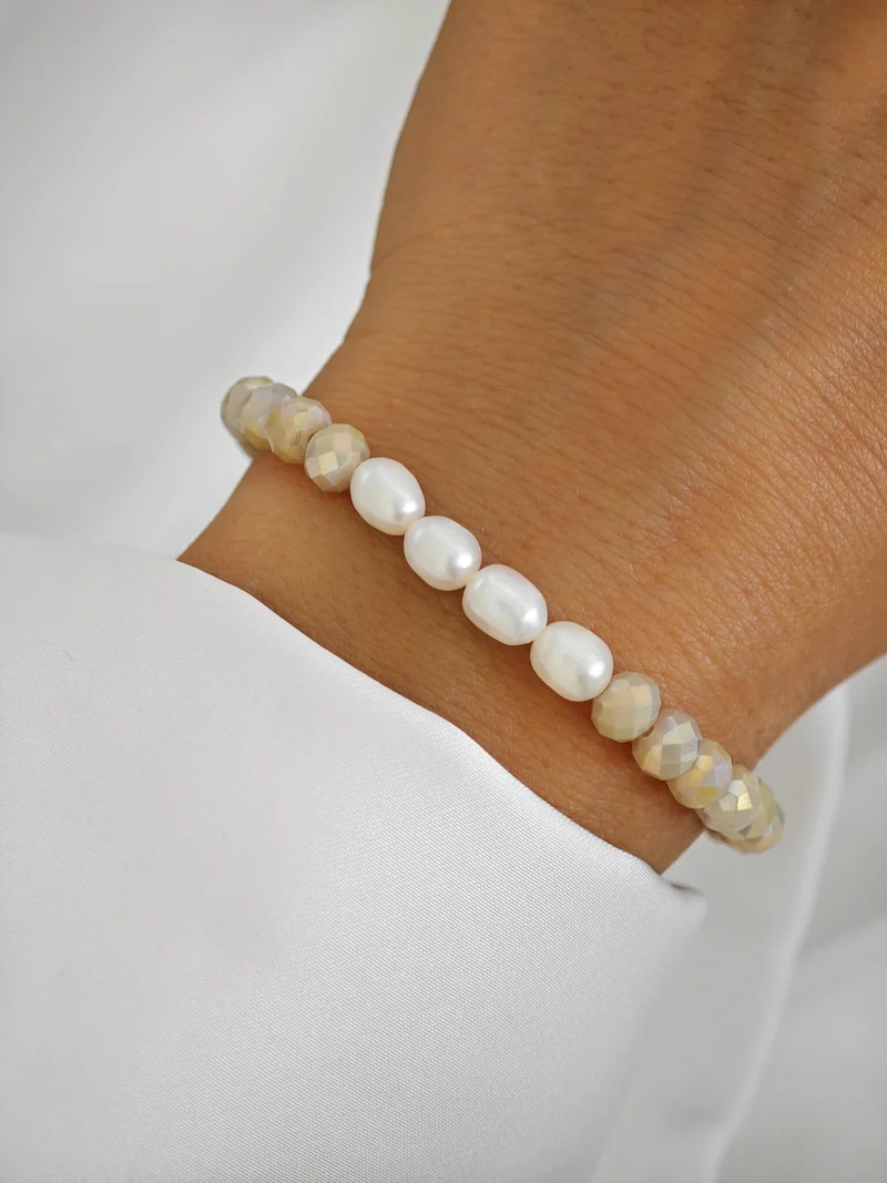 Süßwasserperlen Armband