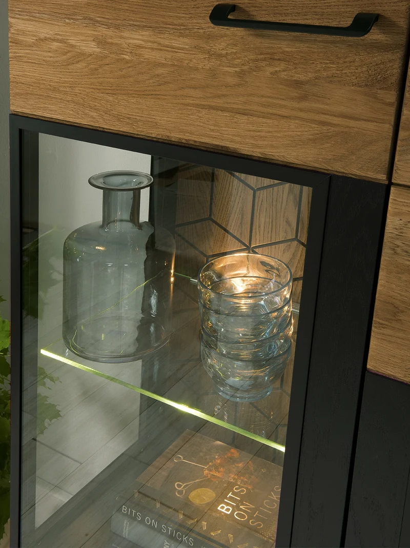 Vitrine aus Eichenholz MOZAIK 15 | LoftStory