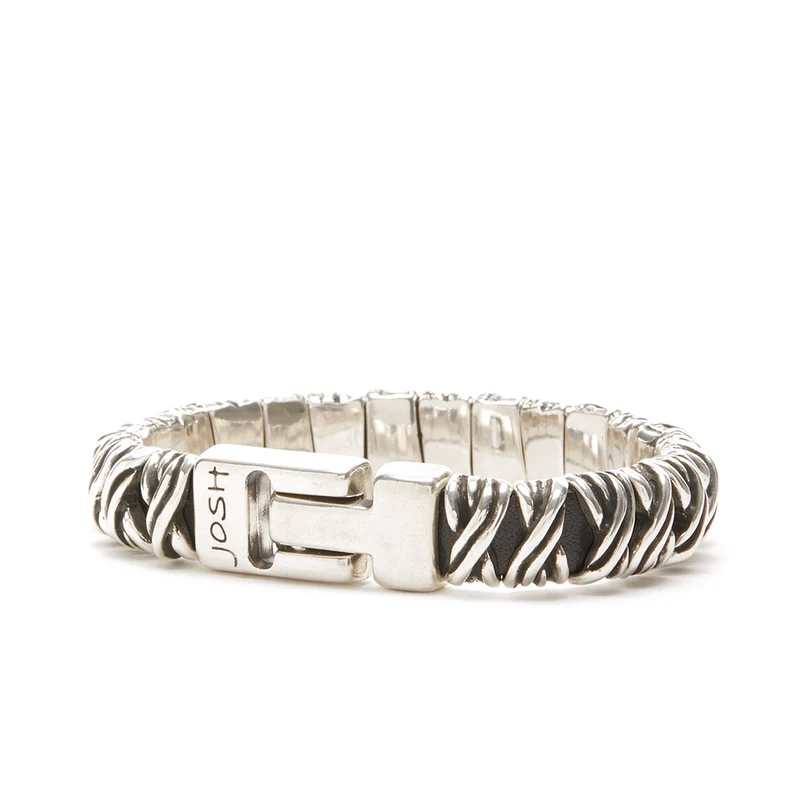 Josh herren Armband Silber 03441-BRA-L