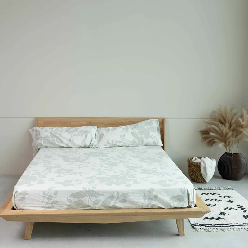 Doppelbett aus massiver Eiche MALMO | NordicStory
