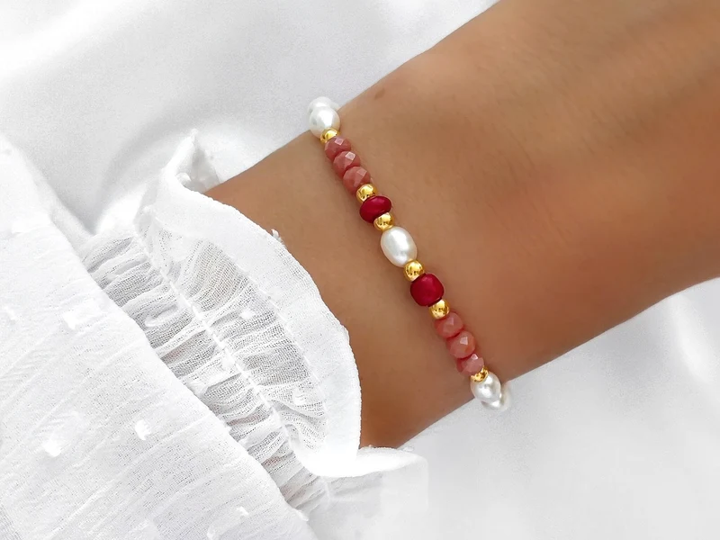 Sunset Perlenarmband