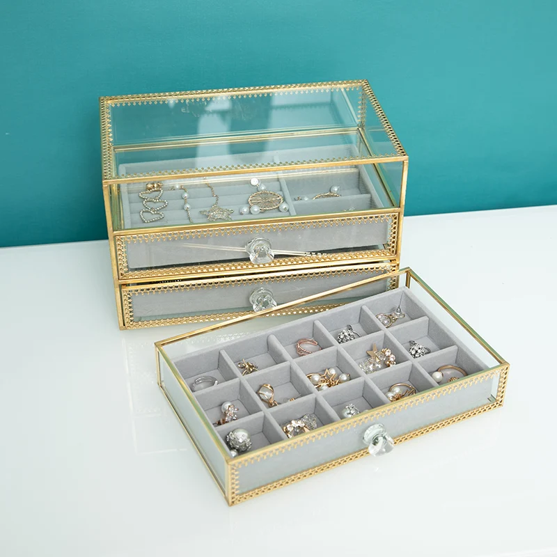 Glass Schmuckaschatulle