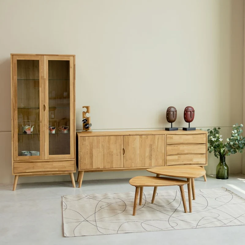 Vitrine aus Eichenholz MALMO | NordicStory
