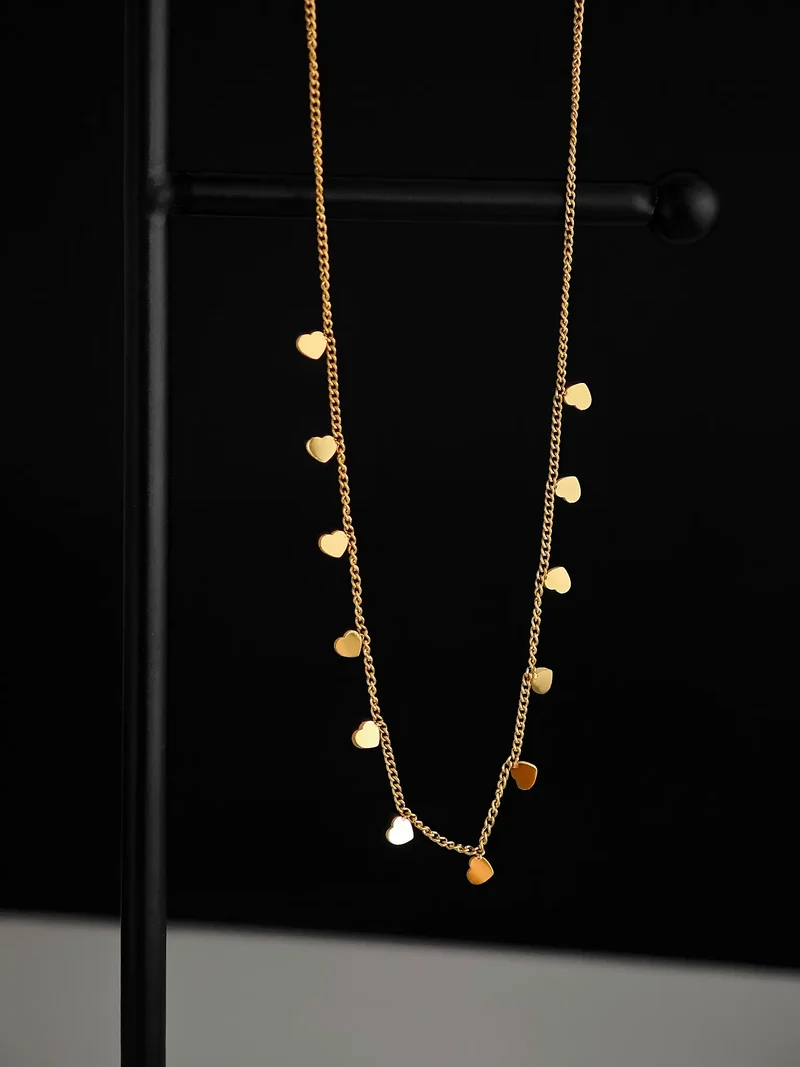 Mini Heart Choker Halskette