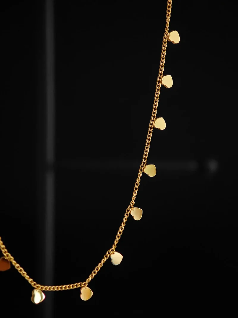 Mini Heart Choker Halskette