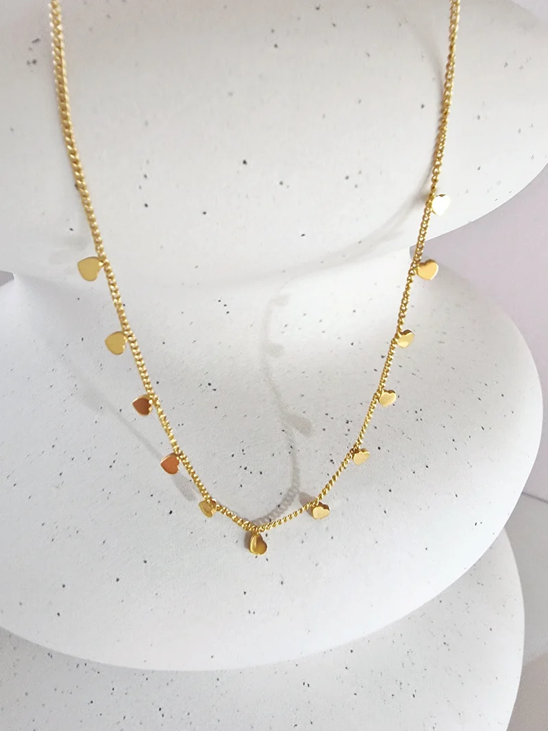 Mini Heart Choker Halskette