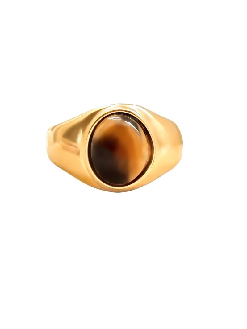 Tiger Augen Ring