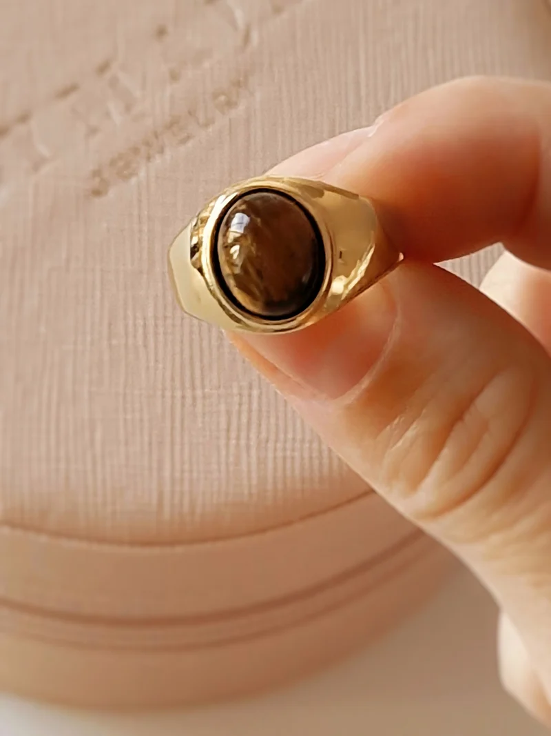 Tiger Augen Ring
