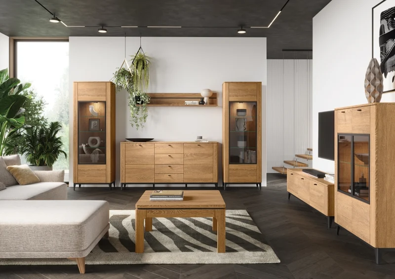 TV-Möbel aus Eichenholz OPORTO 25 | LoftStory