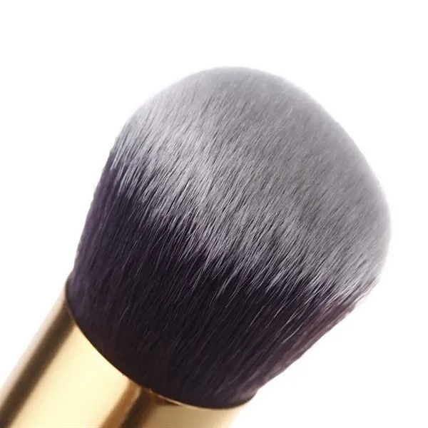 PRO Make-up Pinsel Set Schwarz/Gold - 10-teiliges Profi-Set
