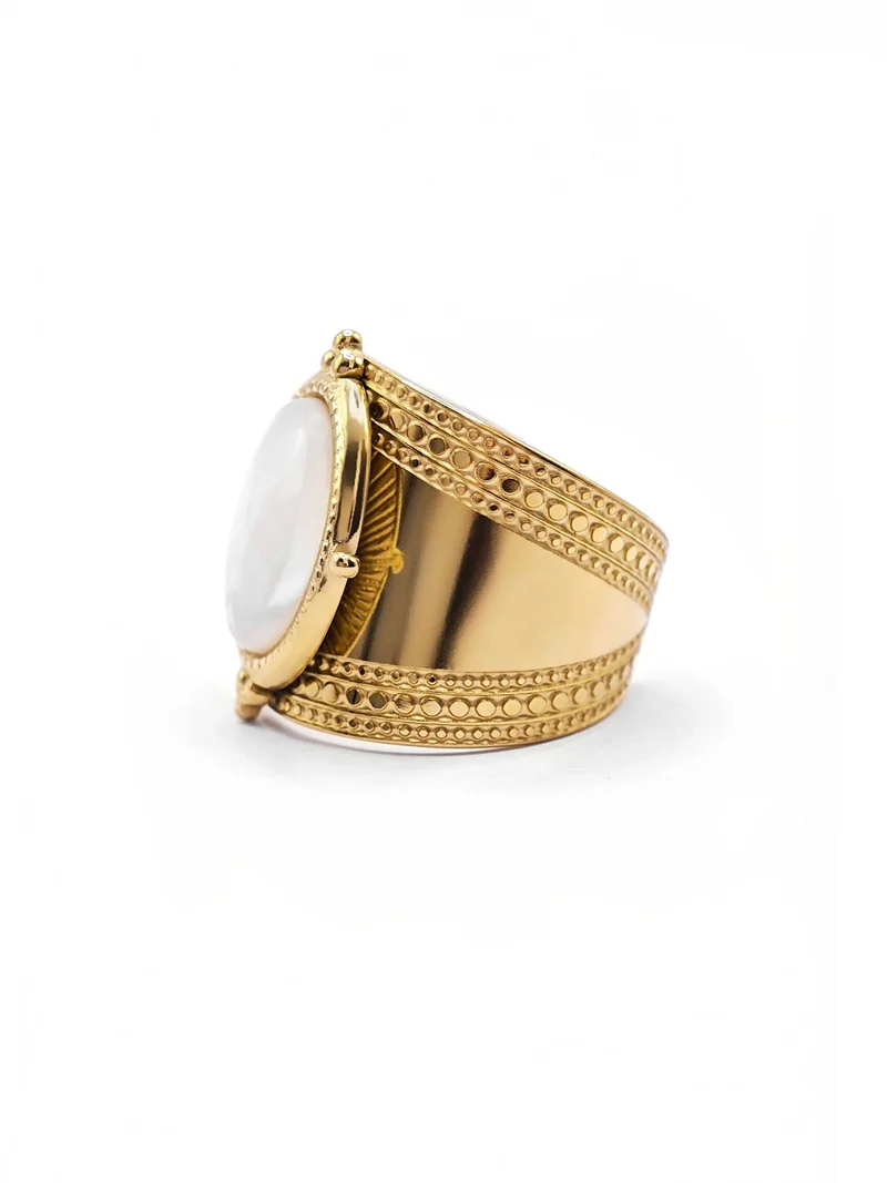 White Orient Ring