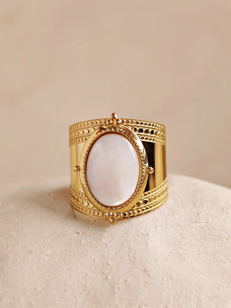 White Orient Ring