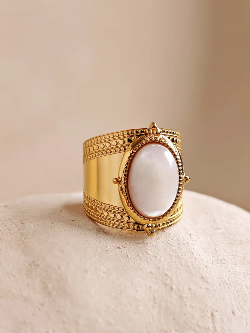 White Orient Ring