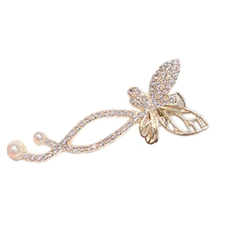 Haarspange – Chris Rubin Kimana – goldfarben mit Strass