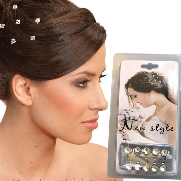 Haar-Kristalle – Funkelnde Strasssteine für Dein Haar (10er Pack)