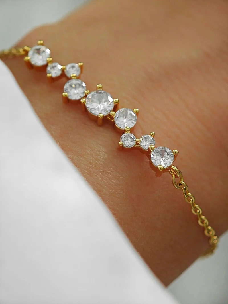 Multi Zirkon Armkette
