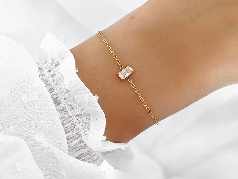 Cube Zirkon Armkette