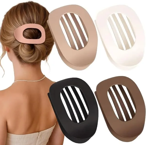 SOHO Flache Haarspangen 4er-Pack - Starker Halt, Ergonomisches Design