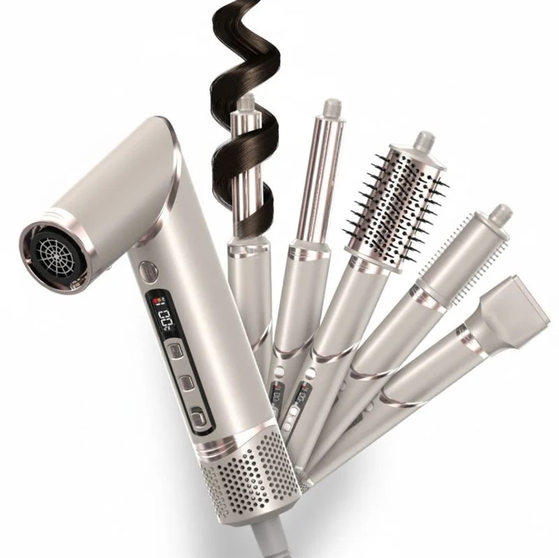 UNIQ 8-in-1 MultiStyler 2.0 – Profi Warmluft-Styler & Haartrockner Bürste