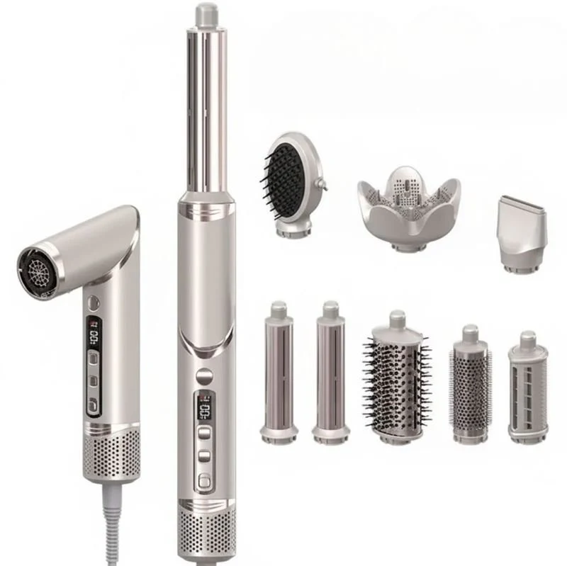 UNIQ 8-in-1 MultiStyler 2.0 – Profi Warmluft-Styler & Haartrockner Bürste