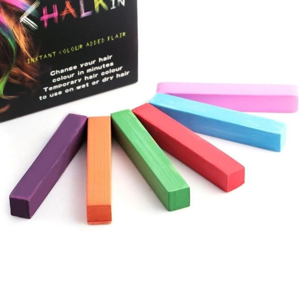 Haarkreide-Set mit 6 Haarkreiden / Haarstiften
