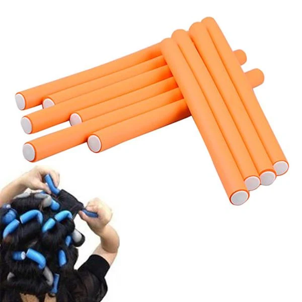 Bendy Flexible Rollers 10 Stück - Schaumstoff-Lockenwickler / Papilotten