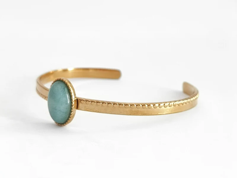 Blue Amazon Armreif