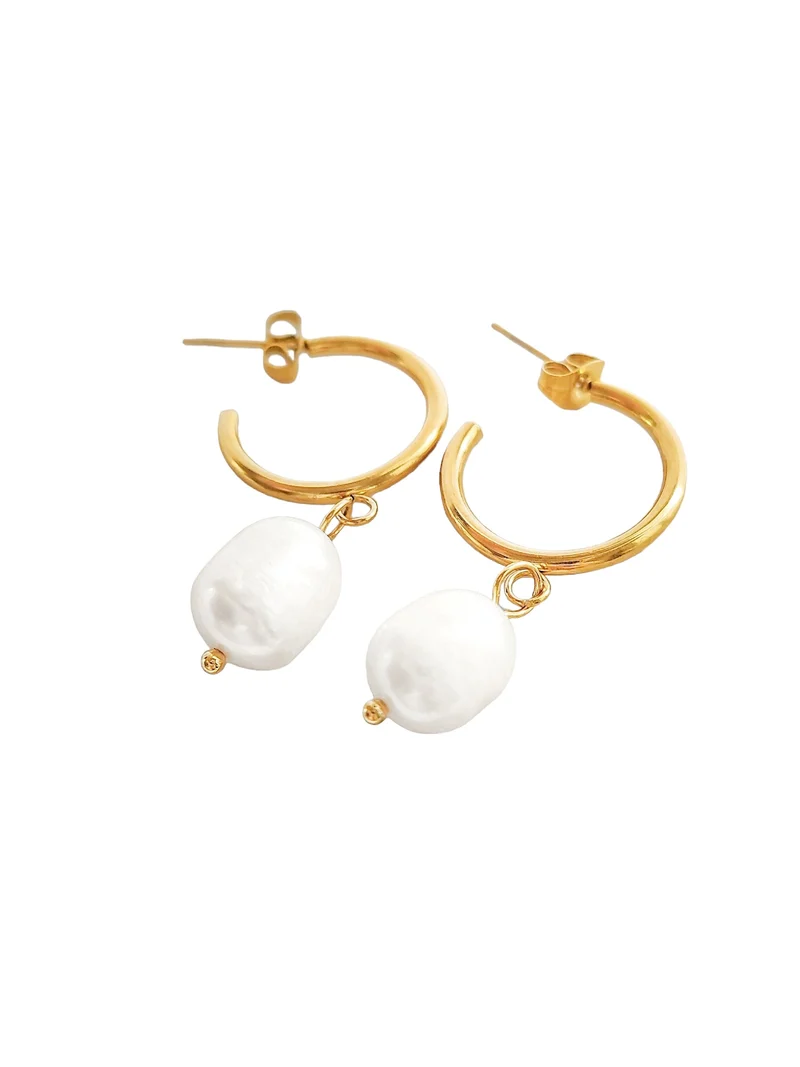 Isla Pearl Drop Ohrringe