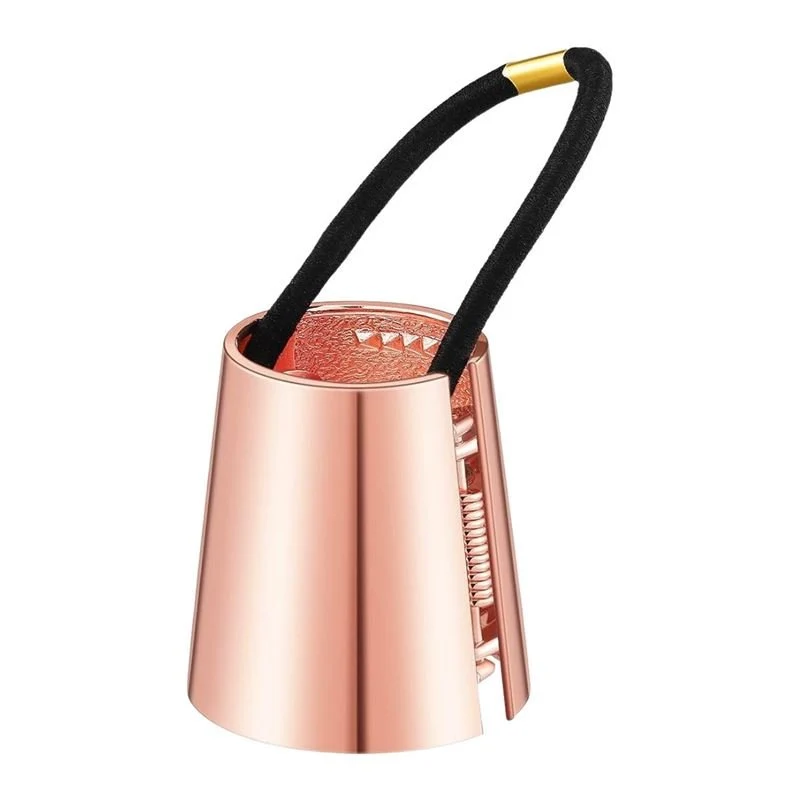 Haargummi mit Manschette – Roségold