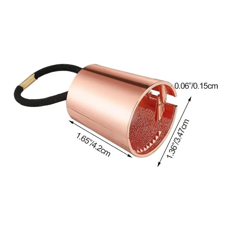Haargummi mit Manschette – Roségold
