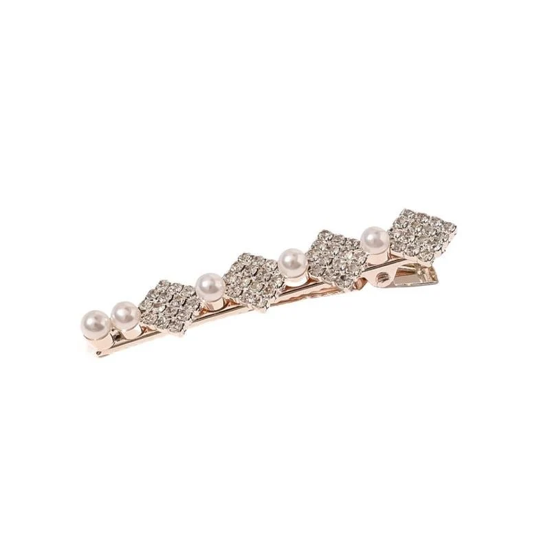 Chris Rubin Haarspange – Square mit funkelndem Strass