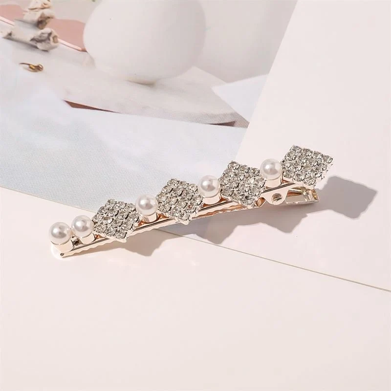 Chris Rubin Haarspange – Square mit funkelndem Strass