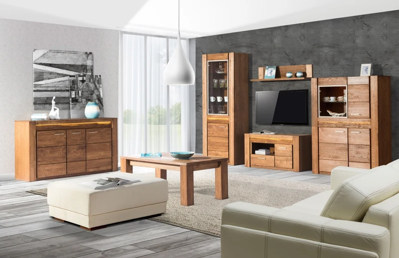TV-Möbel aus rustikalem Eichenholz VELVET 24 | LoftStory