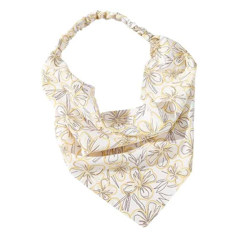 Soho Lorelei Bandana Haarschal - Gelb - gelb