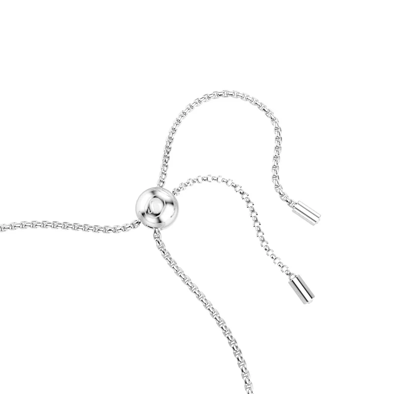 Swarovski Matrix Tennisarmband in Silberoptik mit rosa Akzenten 5763042