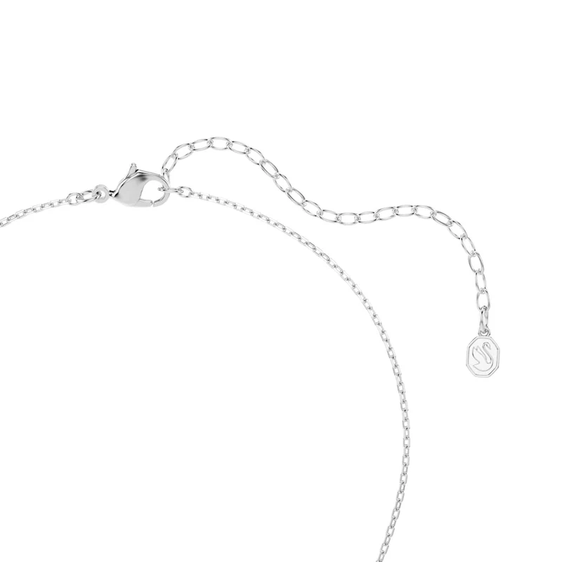 Swarovski Schwanen-Pavé-Halskette in Silberoptik 5754347