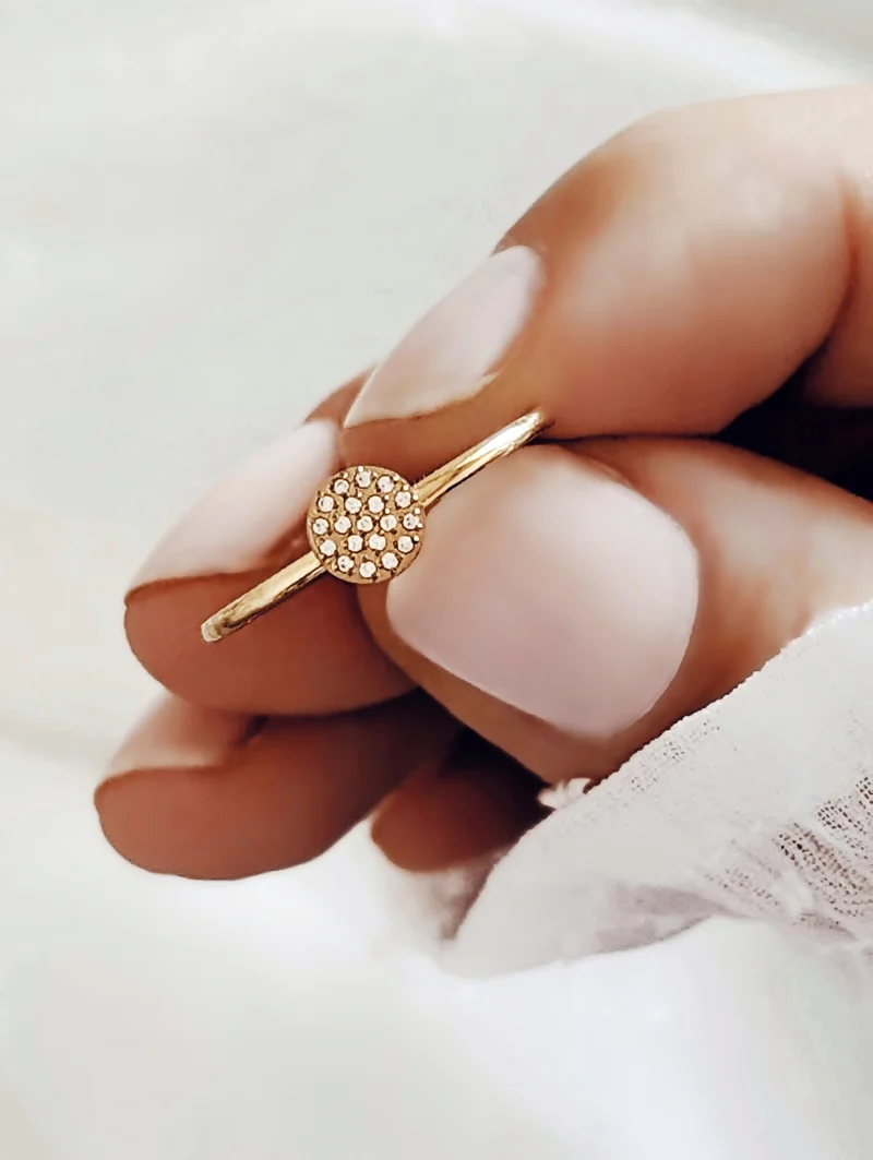 Shiny Zirkon Ring