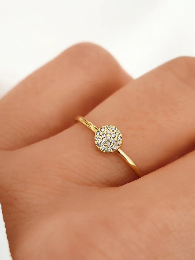 Shiny Zirkon Ring